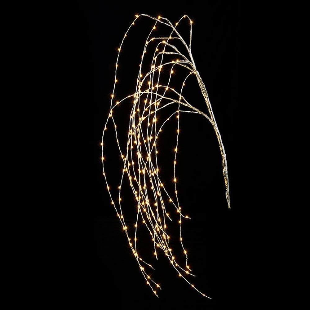 59.5" Silver Cascading Lighted Branch