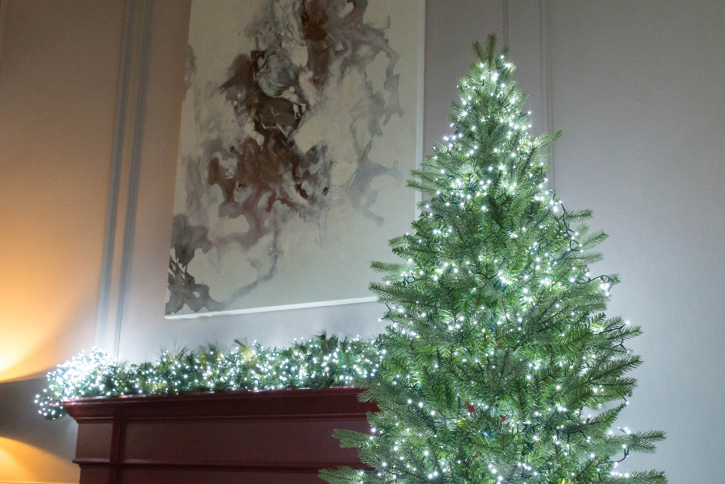 1,000 LED Designer Twinkle Lights in Ice White