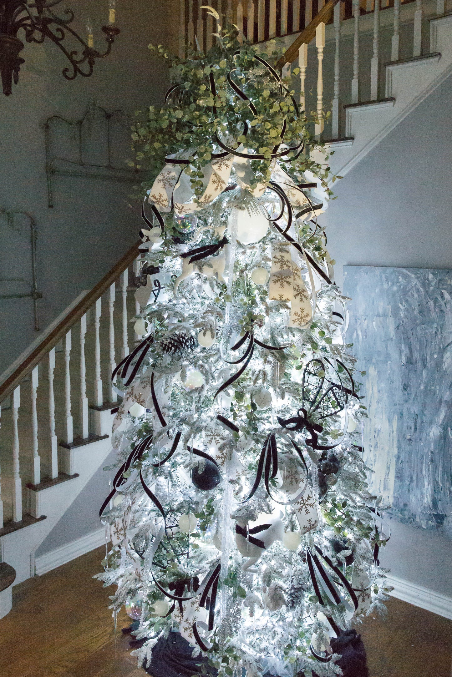 1,000 LED Designer Twinkle Lights in Ice White