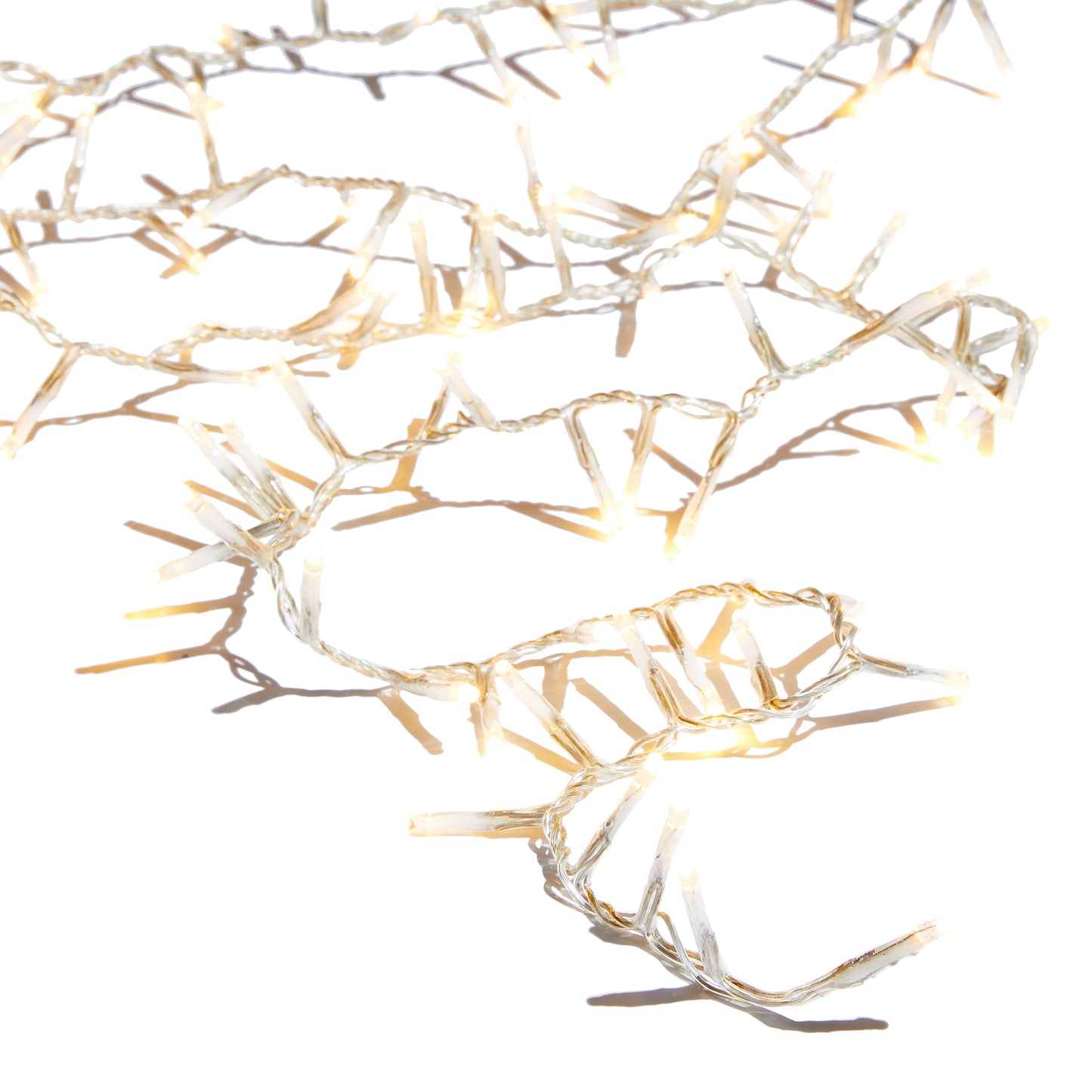 Christmas lights, Christmas LED lights, Lights for Christmas tree, designer Christmas lights, RAZ lights, white Christmas lights, clear wire