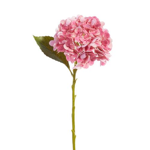 19" Real Touch Pink Hydrangea