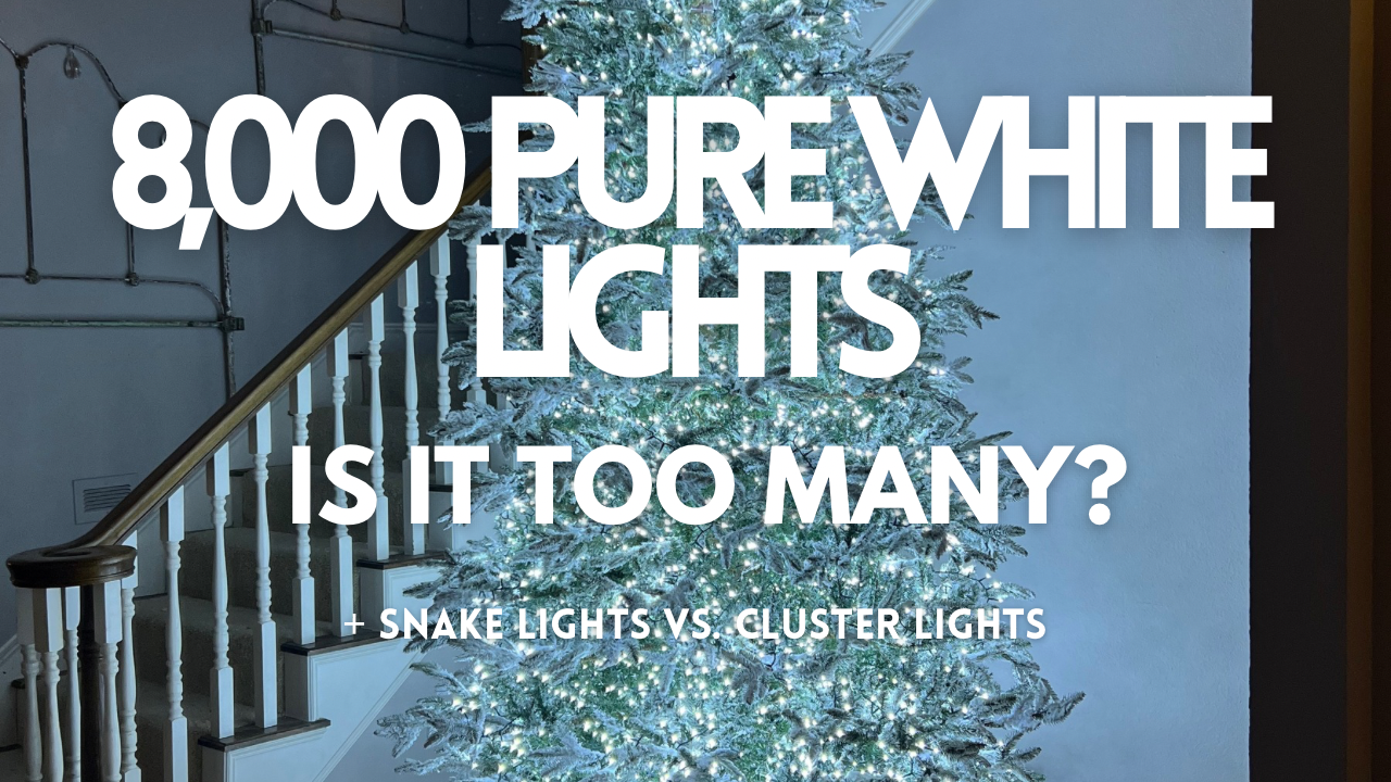 Load video: Ice White Christmas Tree Lights