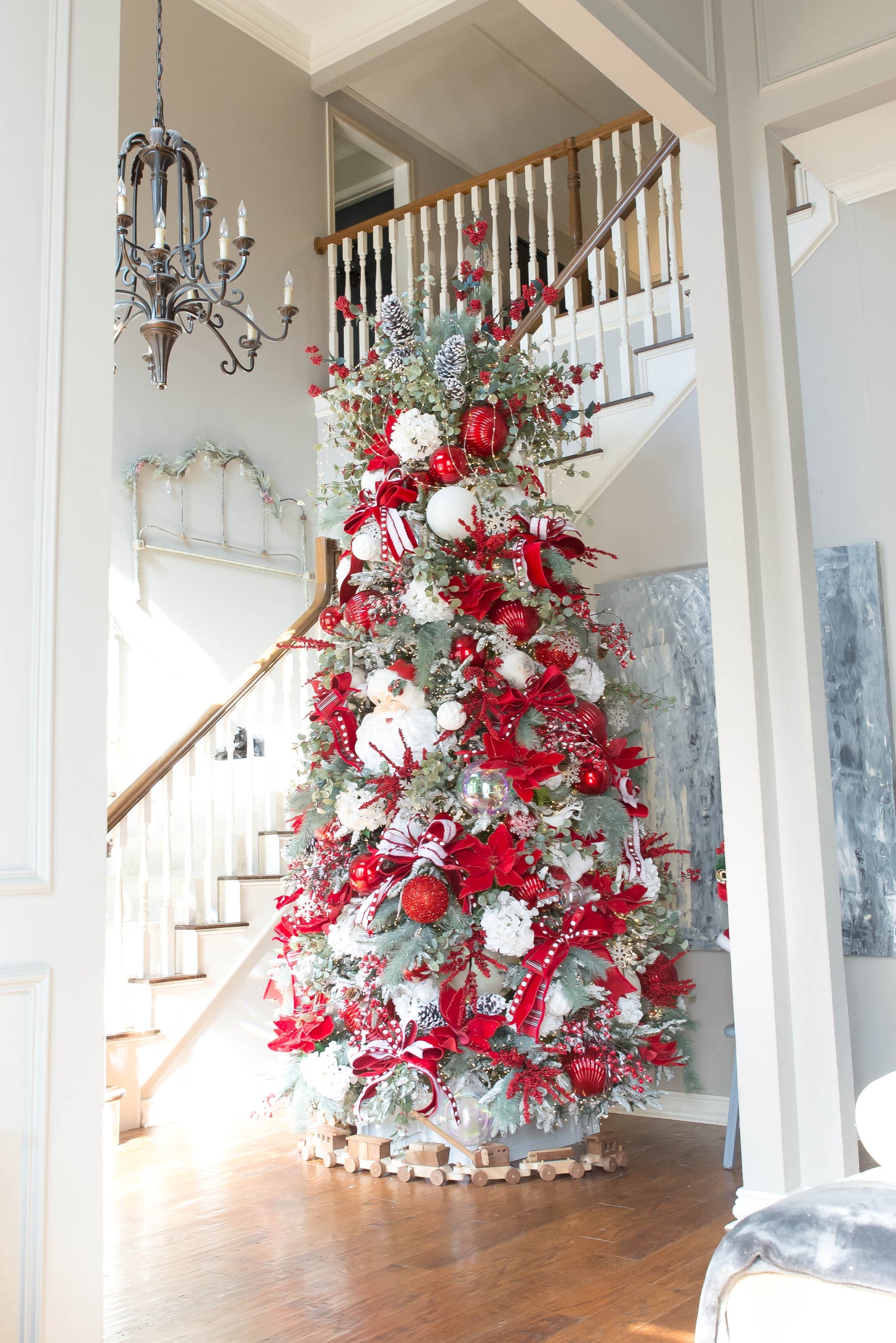 18" Santa Face Wall Art by RAZ Imports Happy Hollydays