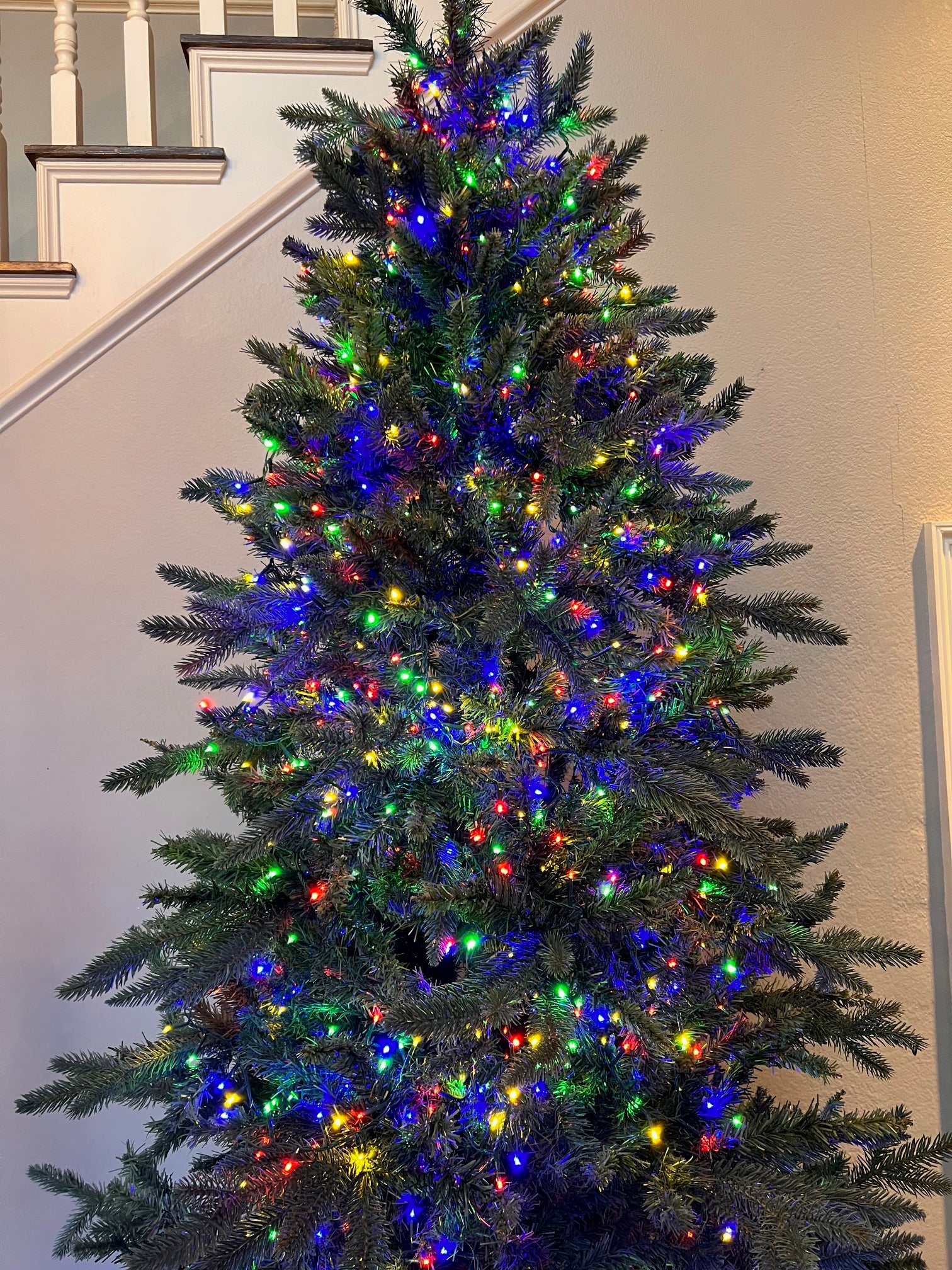 christmas lights on snake plants 73.8' Snake Light Garland w/ 1,000 Multi-Color LED Lights on Green Wir – Holiday Hangups