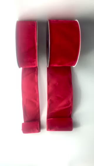 10 Yards 2.5 Inch Ribbon Wired Ribbon, Red Velvet For Wreaths, Wreath  Supplies, Designer Luxury - Yahoo Shopping